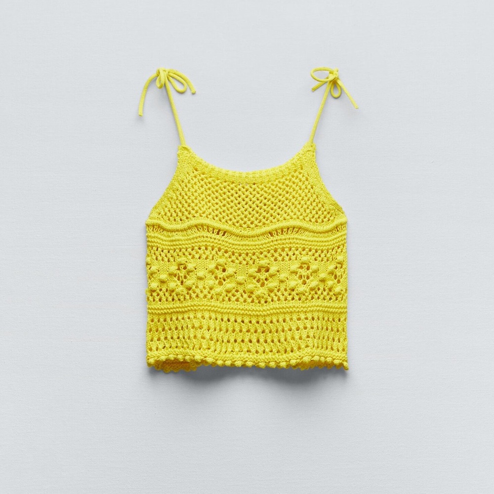 POINTELLE KNIT TOP - Picture 2 of 4